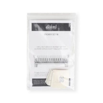 Ashford 16 shaft loom stickers