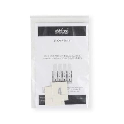 Ashford loom lever stickers