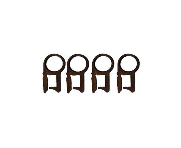 Kromski_Fantasia-PlasticHookSet-Brown Kromski Fantasia flyer hooks